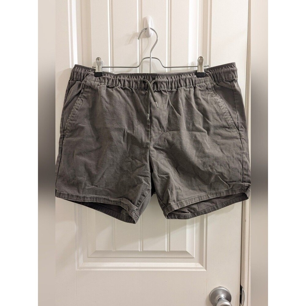 ASOS Charcoal Gray Elastic-Waist Athletic Shorts